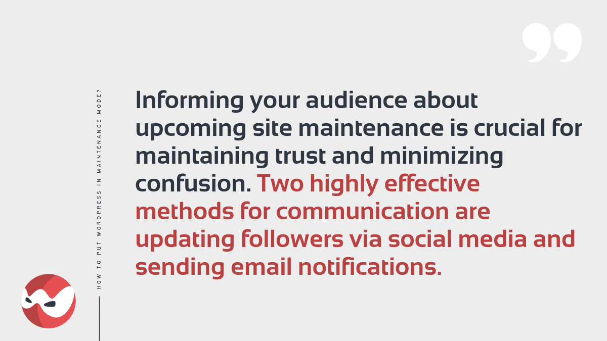 Communicating With Your Audience