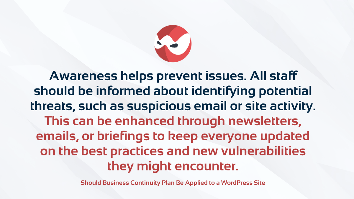 Training and Awareness