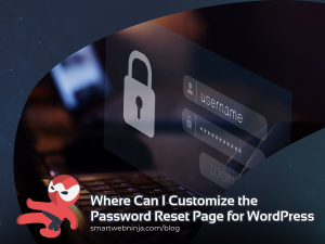 Where Can I Customize the Password Reset Page for WordPress