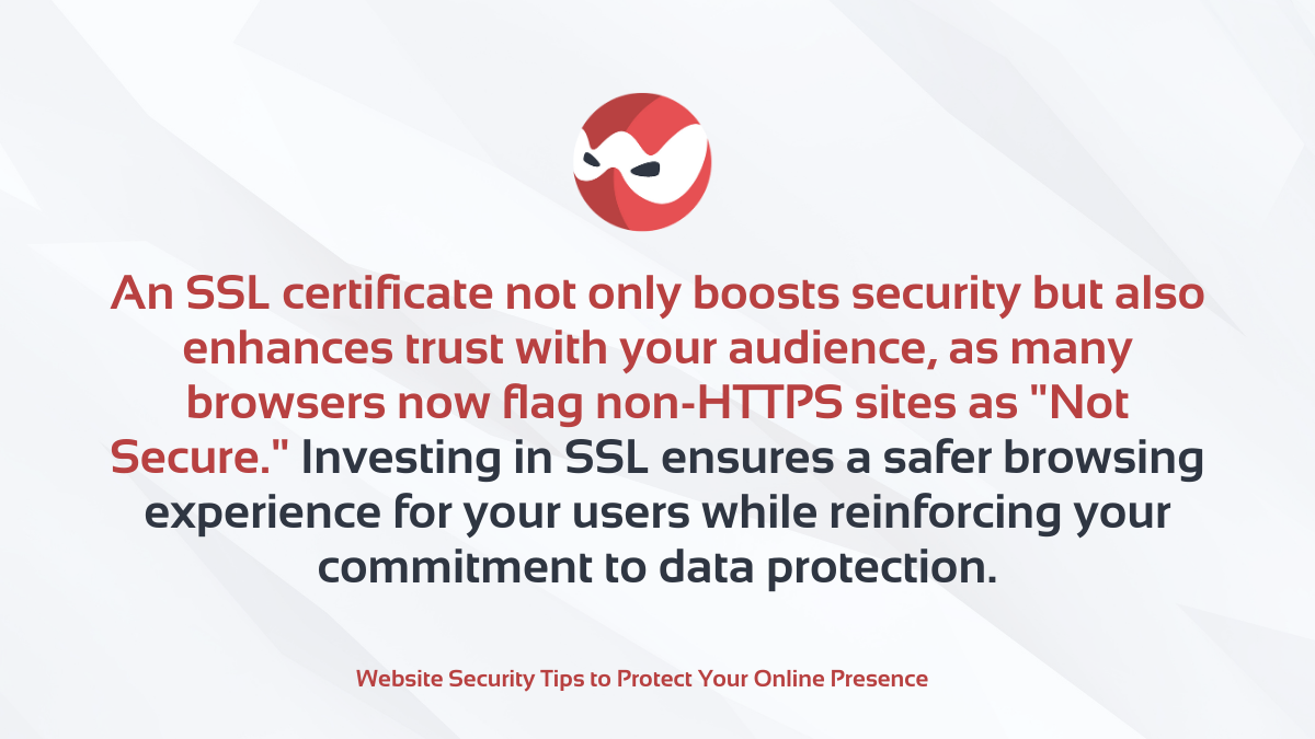 Install an SSL certificate