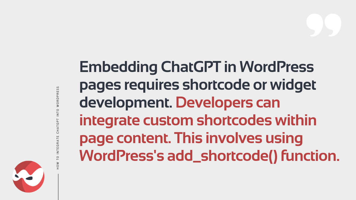Embedding ChatGPT in WordPress Pages
